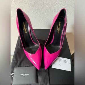Saint Laurent hot pink pumps BN size 38.5